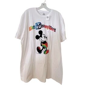 Men’s Classic Disney Logo Mickey Mouse Graphic Tee - Size 2XL - NWT